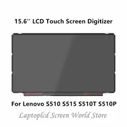УТД ЖК-дисплей 15,6 ''заменить дисплей для ноутбука ЖК-дисплей Сенсорный экран дигитайзер для lenovo S510 S515 S510T S510P 1366x768