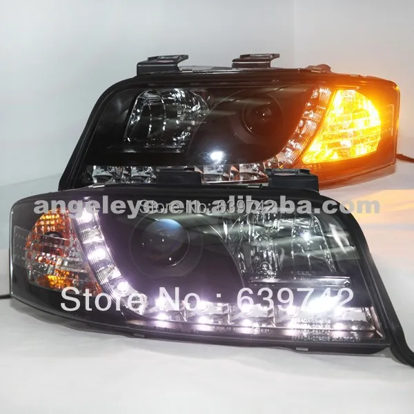 

For Audi A6 LED head lamp Headlights front lamp 1997 - 2001 year SN
