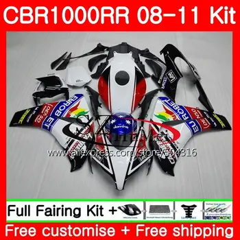 

Bodys For HONDA CBR1000 RR CBR 1000 RR 08 11 59HS8 CBR1000RR 08 09 10 11 CBR 1000RR 2008 2009 2010 2011 Fairings Factory white