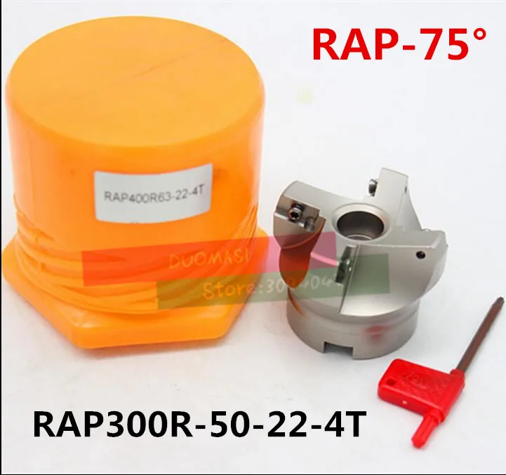 

RAP300R 50-22-4T 75 Degree High Positive Face Mill Cutting Diameter For APMT1135 inserts