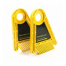 2Pcs/set Woodworking Upgraded Multi-purpose Double Feather Board for Router Table Saws Miter Gauge Slot Accurate Scale
