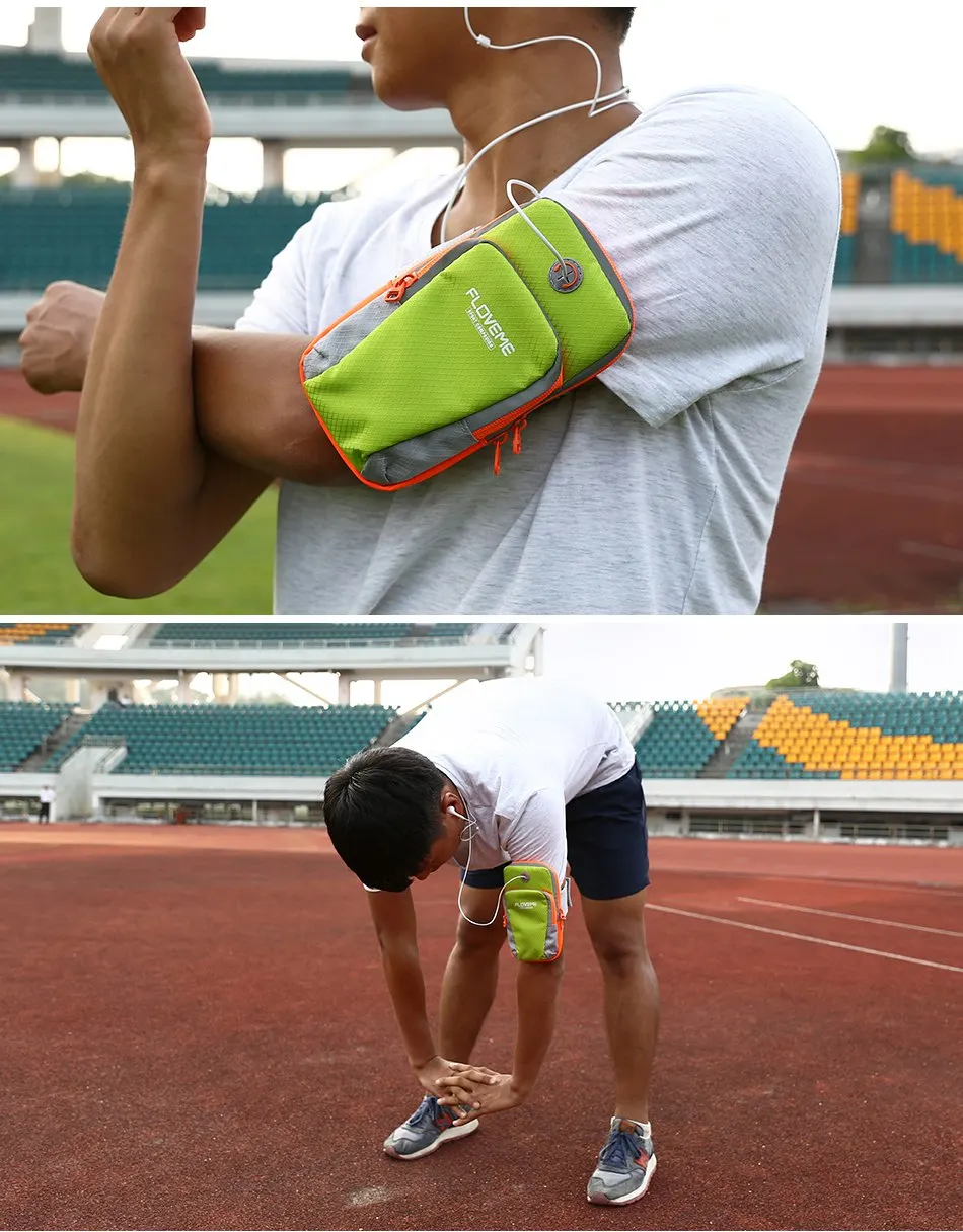FLOVEME 6 дюймов спортивный чехол на руку для iPhone XS X 8 7 Plus 8 Роскошный чехол на руку для бега для Xiao mi x 2S mi 9 mi 8