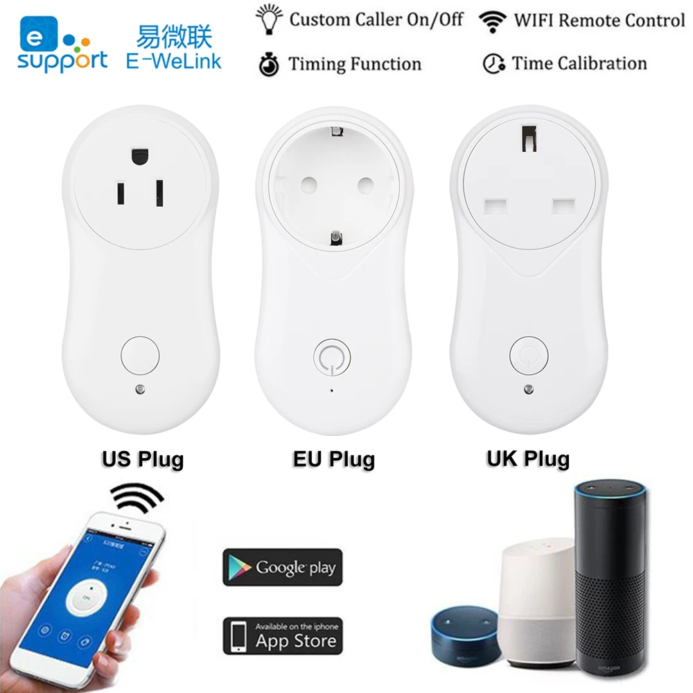 Wireless WiFi Socket Smart Plug Mini Remote Control Outlet