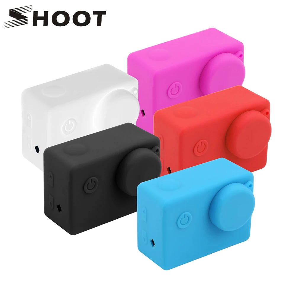 Мягкий силиконовый чехол для экшн камеры Sjcam Sj4000 Sj5000 Sj6000 Sj7000 Sj9000|Чехлы для экшн-камер| | АлиЭкспресс