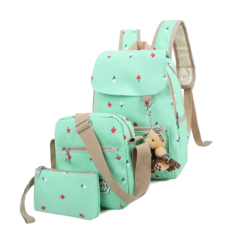 Mochilas Yk вебе leik бренд рюкзак Для женщин печати Рюкзаки подросток школьные сумки