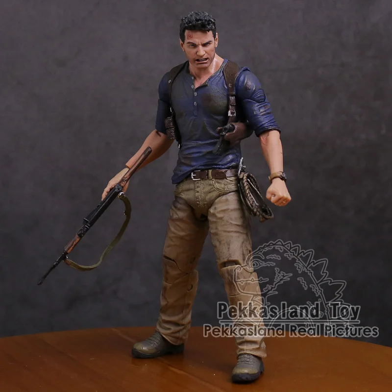 NECA Uncharted 4 конец вора Натан Дрейк Ultimate Edition ПВХ фигурка Коллекционная модель игрушки 18 см