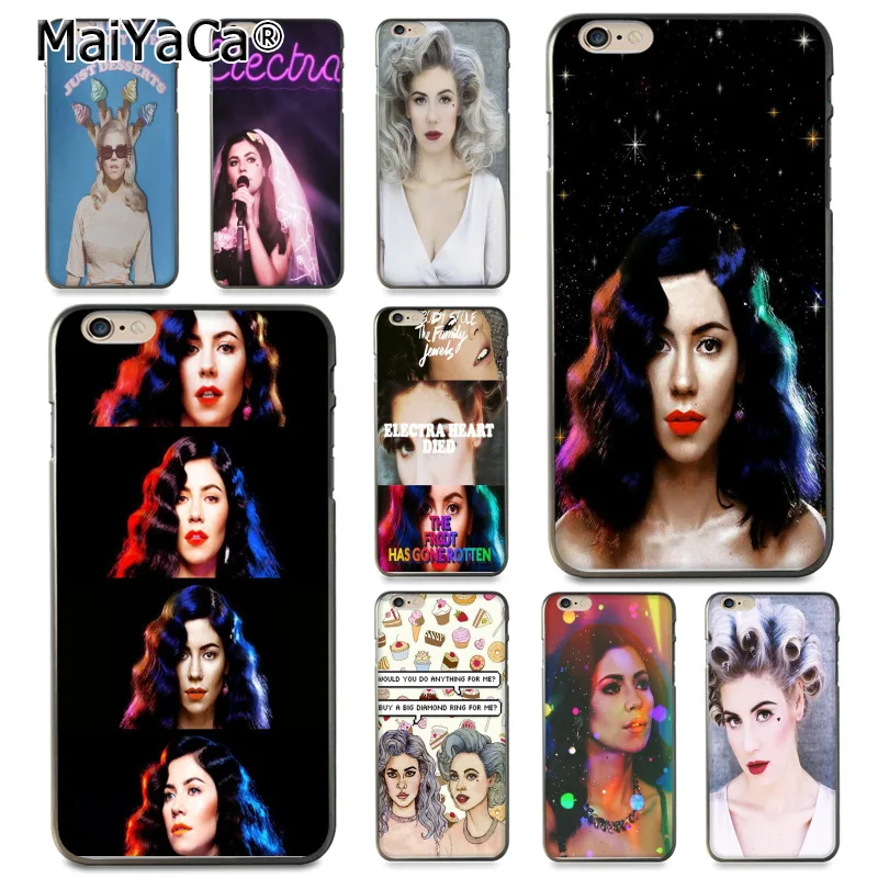 

MaiYaCa Marina And The Diamonds Herat Coque Shell Phone Case for Apple iPhone 8 7 6 6S Plus X 5 5S SE 5C Cover