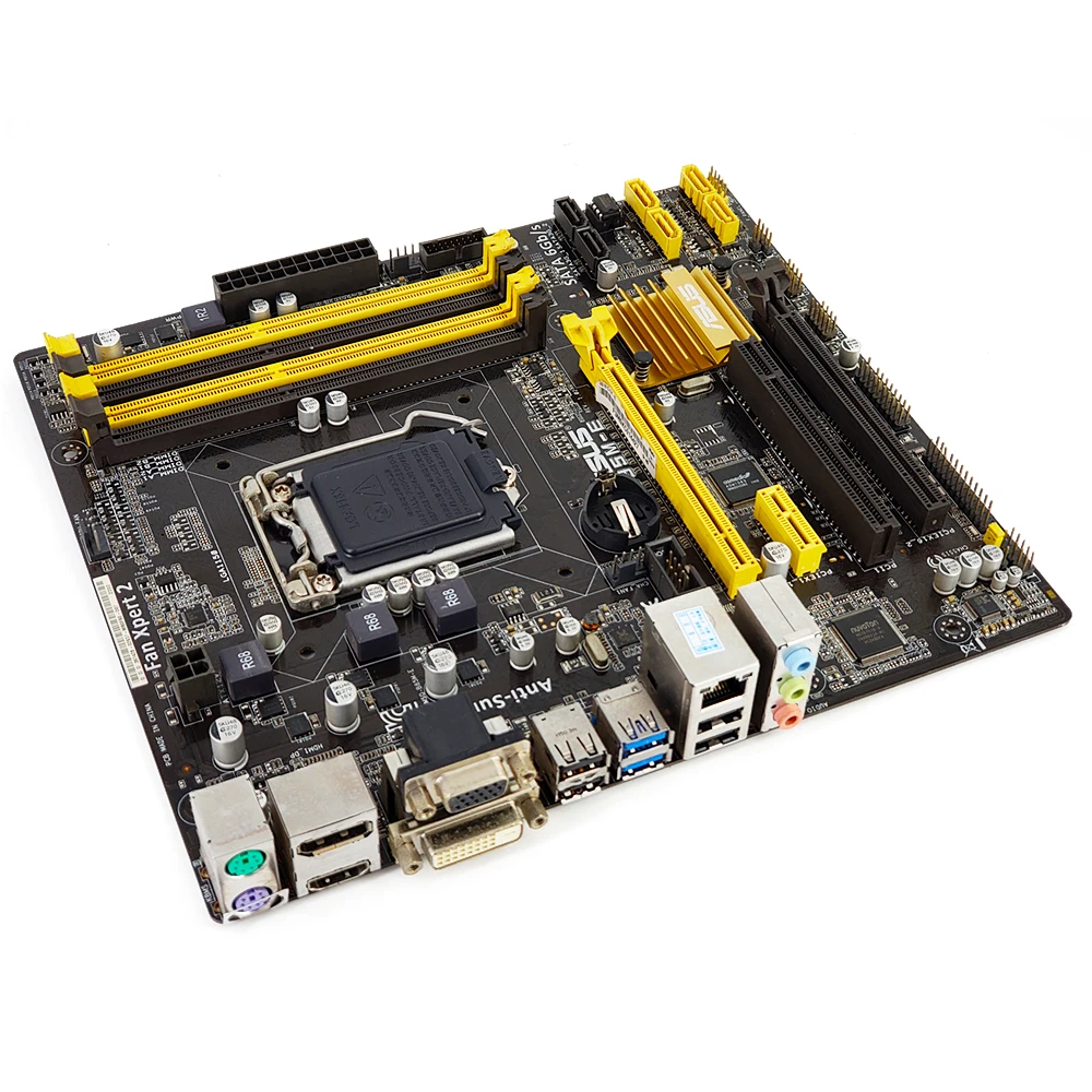 Skup Asus B85M E pulpitu płyta główna B85 LGA 1150 dla rdzeń i7 i5 i3 DDR3 32G SATA3 USB3.0 DVI HDMI Micro ATX oryginalne używane płyty głównej płyta główna