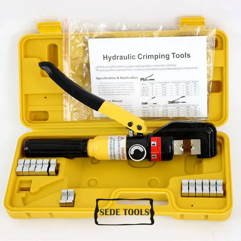 Jaws Hydraulic Crimping Tool Hydraulic Crimping Plier Hydraulic Compression Tool Range 4-70MM2 Pressure 5-6T repair Jaws Hydraulic Crimping Tool Hydraulic Crimping Plier Hydraulic Compression Tool Range 4-70MM2 Pressure 5-6T repair