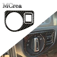 Mcrea для машины, украшеющие наклейки для Volkswagen VW Golf 7 GTI R GTE GTD MK7-2013 фары переключатель Углеродные аксессуары