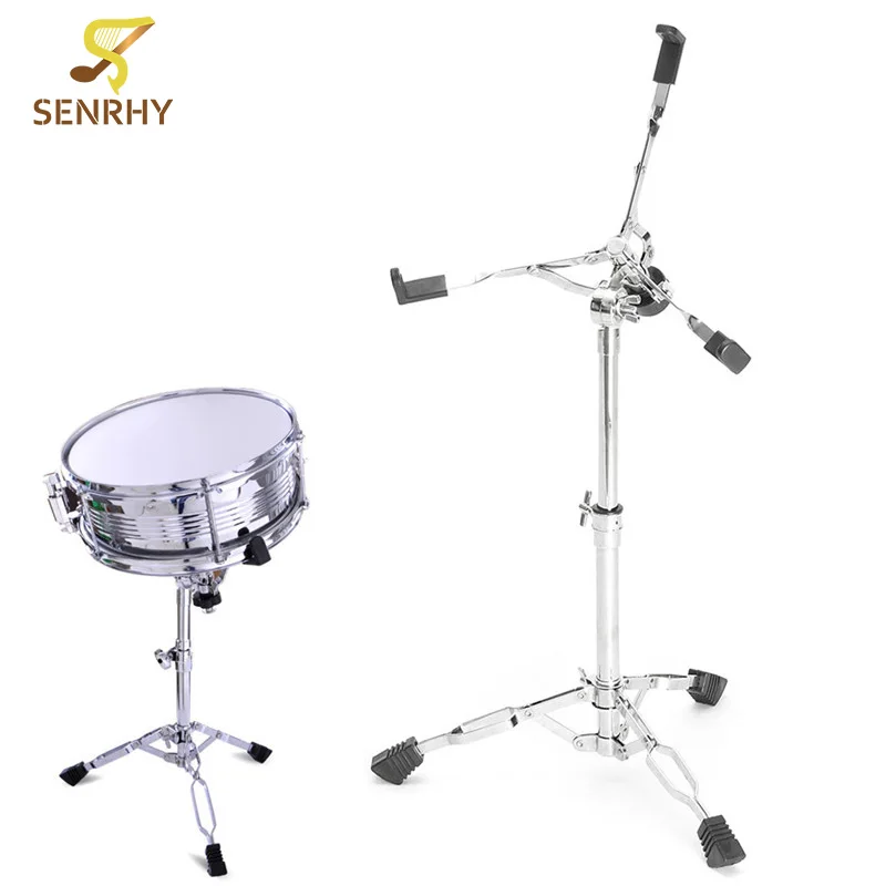 

SENRHY Adjustable Shelf Drum Stand Hardware Double Braced Holder Percussion Drummer Heavy Duty Anti-skid Tripod For Drum Kit