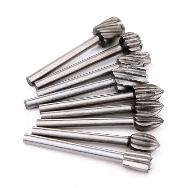  20pcs/Set 3mm Wood Drill Bit Nozzles for Dremel Attachments HSS Stainless Steel Wood Carving Tools 