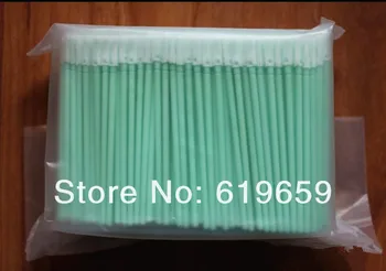 

500 pcs Small Cleanroom Polyester swab Cleaning Swabs for cleaning very small grooved, slotted and recessed areas PS758B