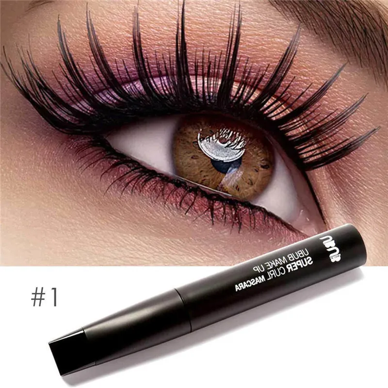 

UBUB Super Curling Mascara Waterproof Long Lasting Make Up Rimel Thick Lengthening Black 4D Fiber Lashes Mascara Maquiagem TSLM1