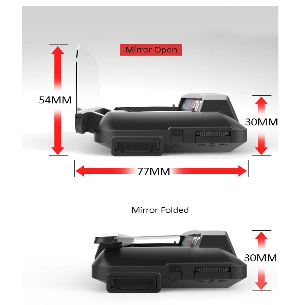 Автомобильный дисплей на лобовое стекло M20 Mirror HUD проектор скорости OBD2 датчик KMH/KPM