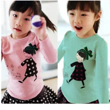 Г. Осенние Рубашки для маленьких девочек детская одежда с длинными рукавами лоскутные блузки для девочек с бантом и воротником детская одежда от 3 до 12 лет G0069