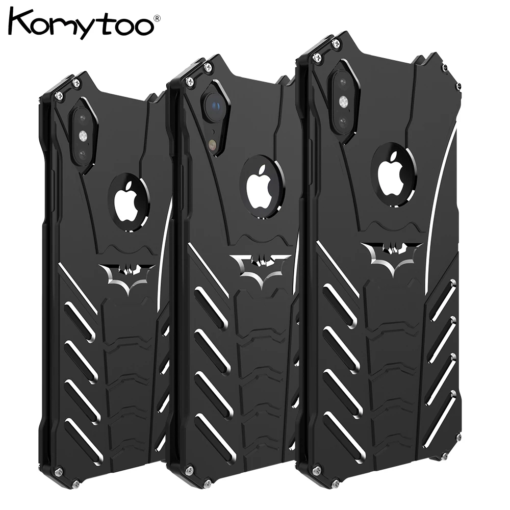Aluminum Metal Phone Case For iPhone XS Max XR X 7 8 6 6S Plus Luxury 360 Degree Protection