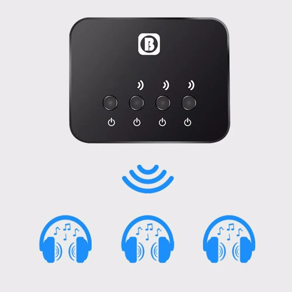 

3-in-1 Bluetooth Transmitter Stereo Music Receiver Bluetooth 4.0 Wireless Audio Adapter For TV Home Car Stereo System