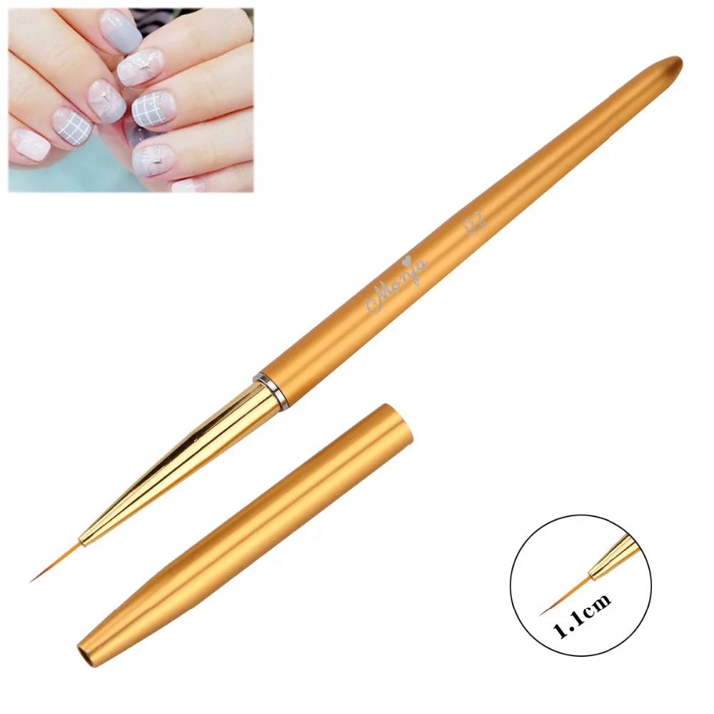 Monja, 7 видов стилей, для дизайна ногтей, французская металлическая ...