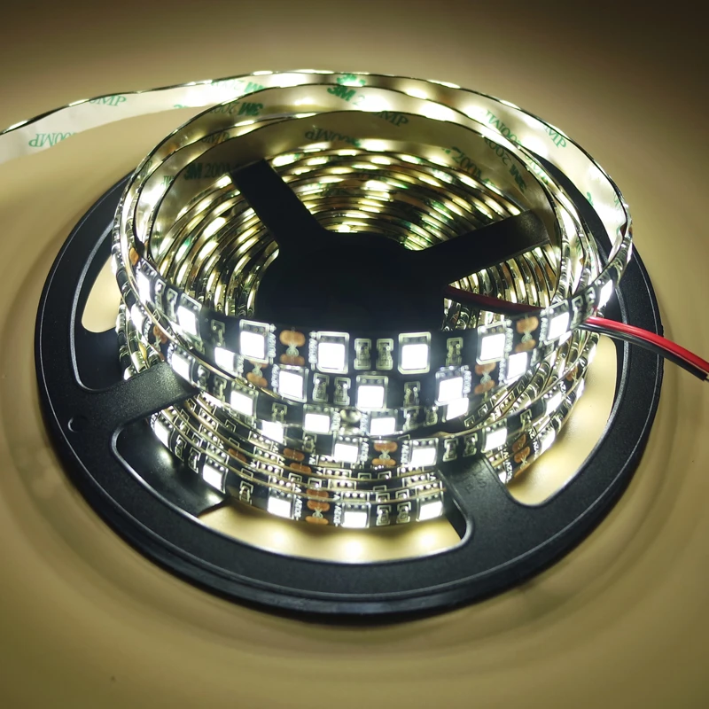 DC 12V светодиодная лента SMD 5050 черная печатная плата 60led/M Светодиодное освещение