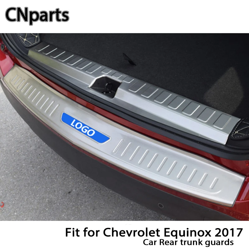 

CNparts For Chevrolet Equinox 2017 Auto Car Rear Trunk Door Bumper Anti Scratch Strips Accessories
