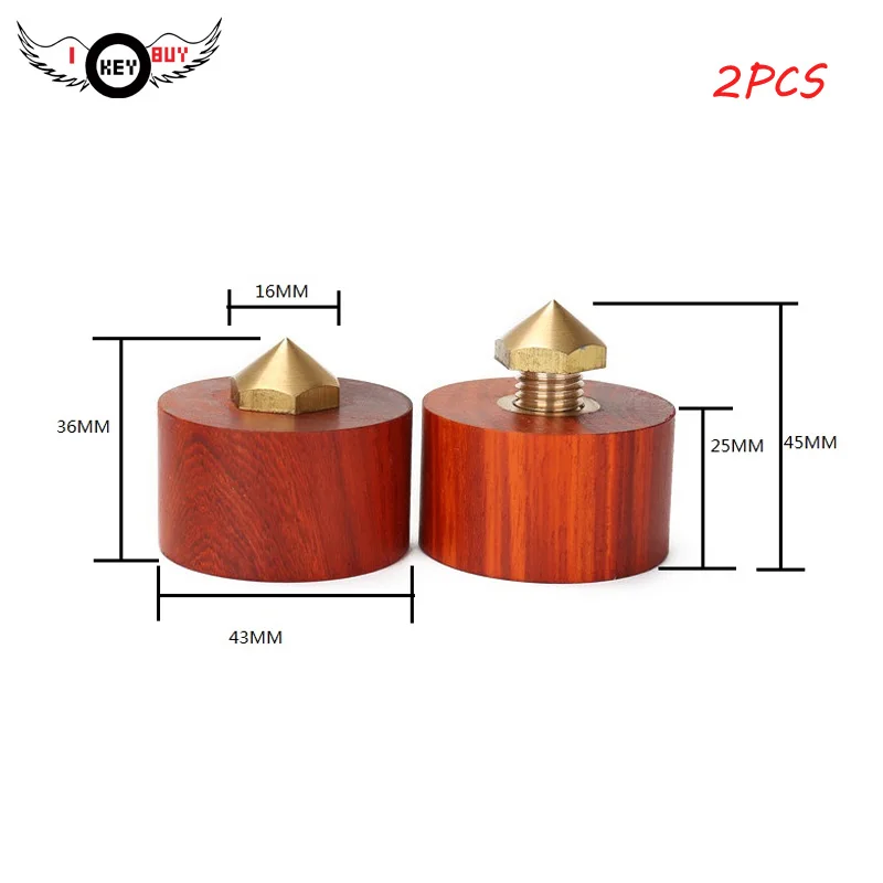 Large adjustable redwood sandalwood large speaker amplifier foot shock feet 43mm self-adhesive type0