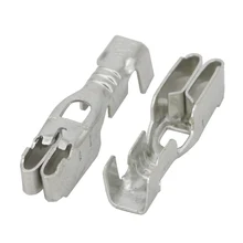 100 pces bx2091c caixa de fusível terminais conector terminais de seguro carro terminais automotivo medidor fusível terminais