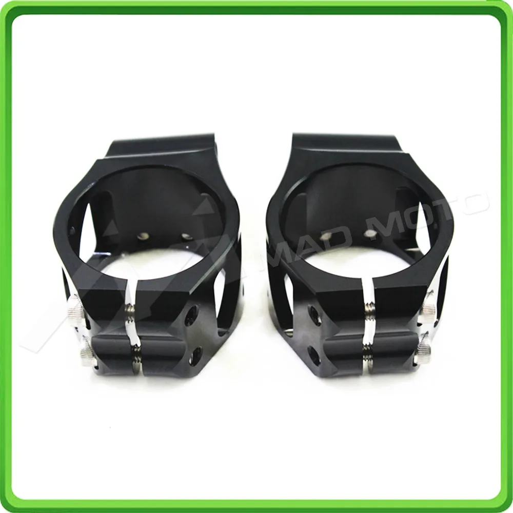 55MM Black Motorcycle Fork Clip-ons and handlebar tubes For BMW S1000RR 2009 2010 2012 2013 2014 2015 2016 Clip-on handle bars (2)