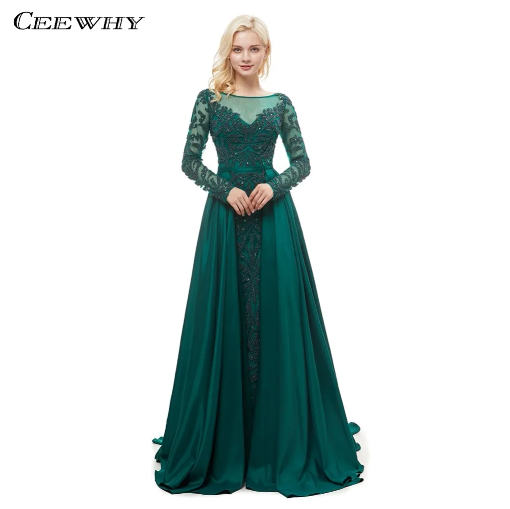 crystal evening gown