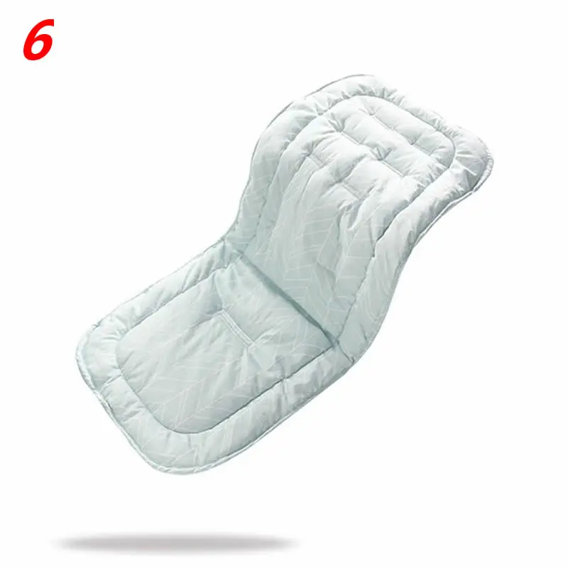 6 Baby Stroller Pad Cotton Baby Chair Cushion Seat Pad For Prams Kids Trolley Mat Stroller Mattresses Accessories - Цвет: 6