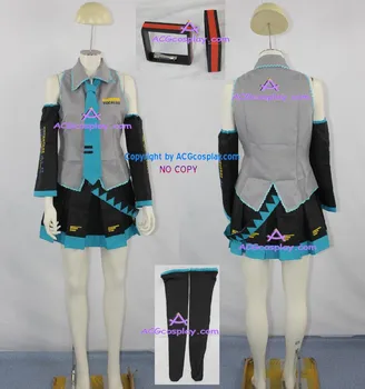 

Vocaloid Hastune Miku Cosplay Costume include hair accessory ACGcosplay