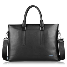 Мужская Красивая Повседневная сумка из натуральной кожи в стиле ретро, Большая вместительная сумка, деловая офисная дорожная однотонная сумка для компьютера, горячая Распродажа