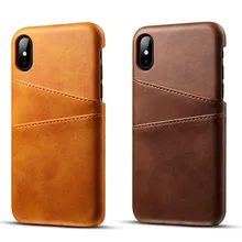 Натуральная кожа для iPhone XS Max Case X XR Ретро винтажная задняя чехол для iPhone 7 8 чехол 6 6s Plus чехол для телефона