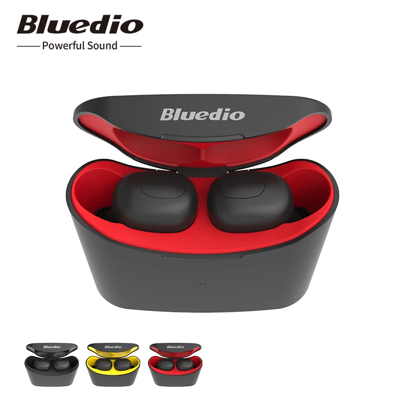 Bluedio беспроводные bluetooth наушники для телефона T-elf TWS стерео спортивные наушники гарнитура с зарядным устройством Встроенный микрофон