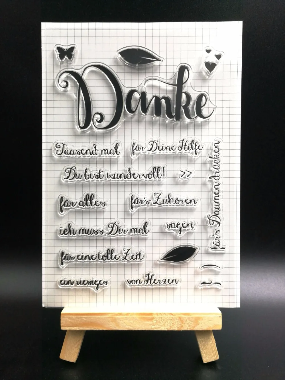 Немецкий прозрачный силиконовый штамп/печать для DIY скрапбукинга/фотоальбома