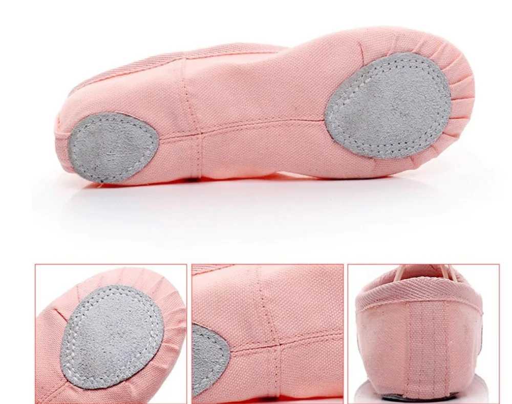 Professional Ballet Dance Shoes Yoga Slippers Indoor Exercising Shoes For Girls Women Canvas Falt Ballet Dancing Kids Girl Shoes