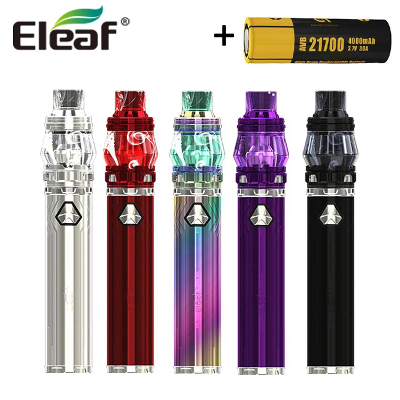 Оригинальная электронная сигарета Eleaf iJust 21700 с атомайзером ELLO Duro емкость 5 мл 80 Вт