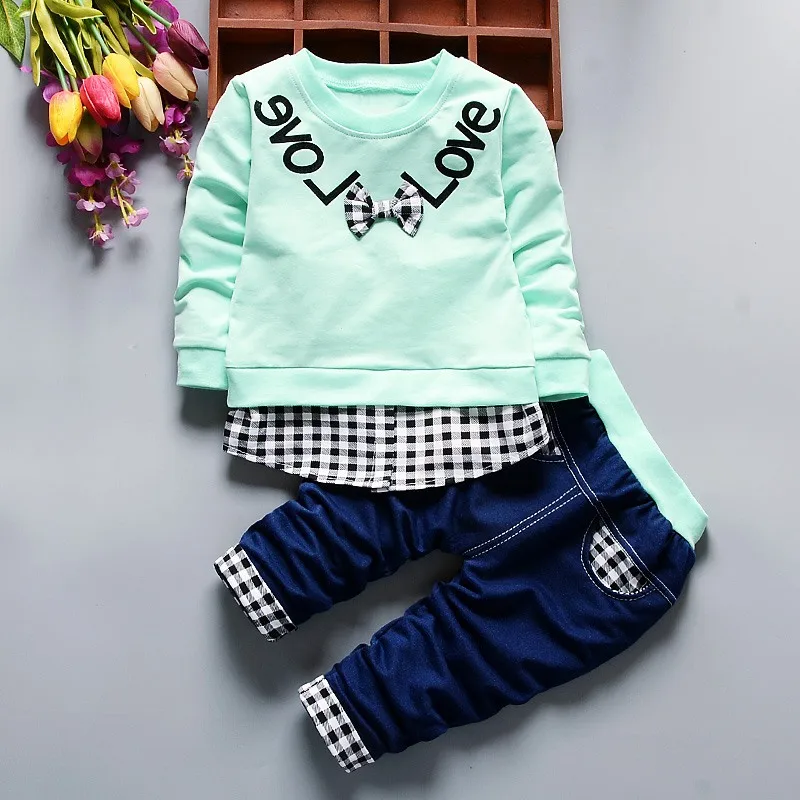 Baby Sports Suit Children Sweatshirts Clothing Set Toddler Sportswear