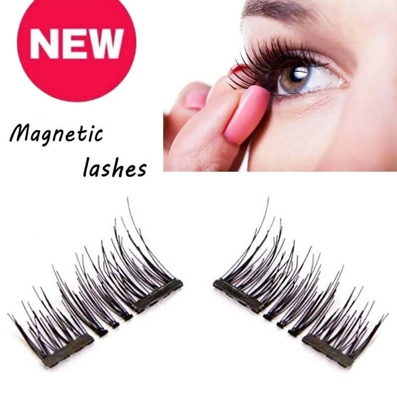 3D Длинные Накладные ресницы на магнитах расширение мягкий Редкие (один Magnetic1