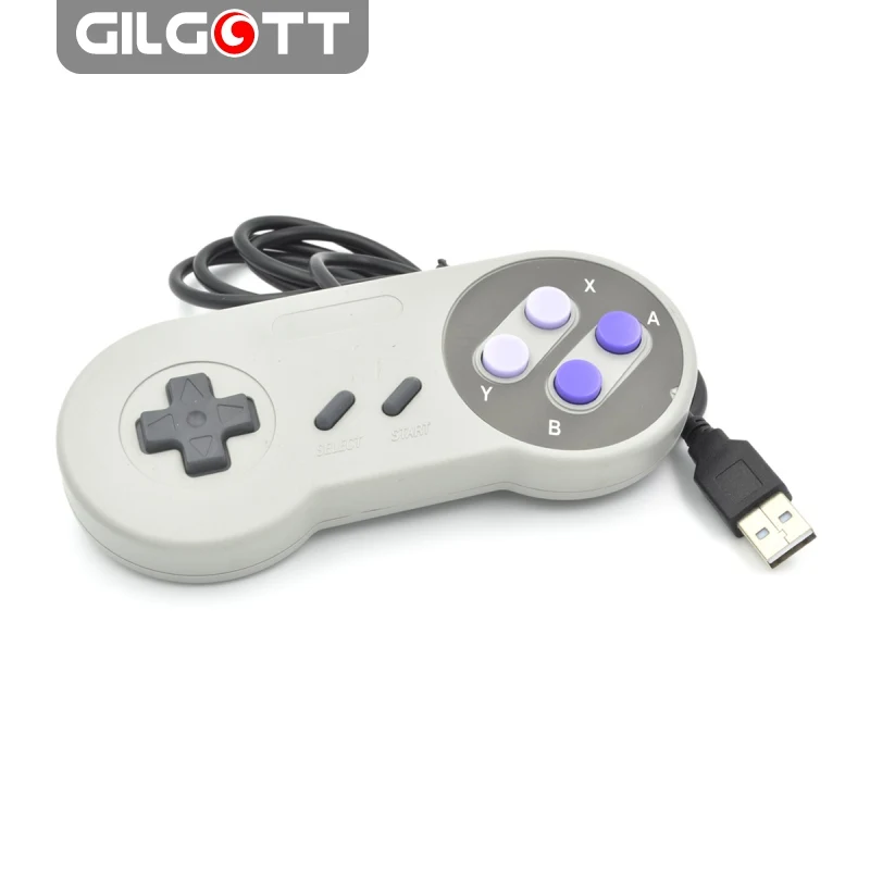 

1pcs Wired Super USB Controller Gamepad Joysticks Classic Joypad for Nintendo SNES Games Windows PC MAC Computer