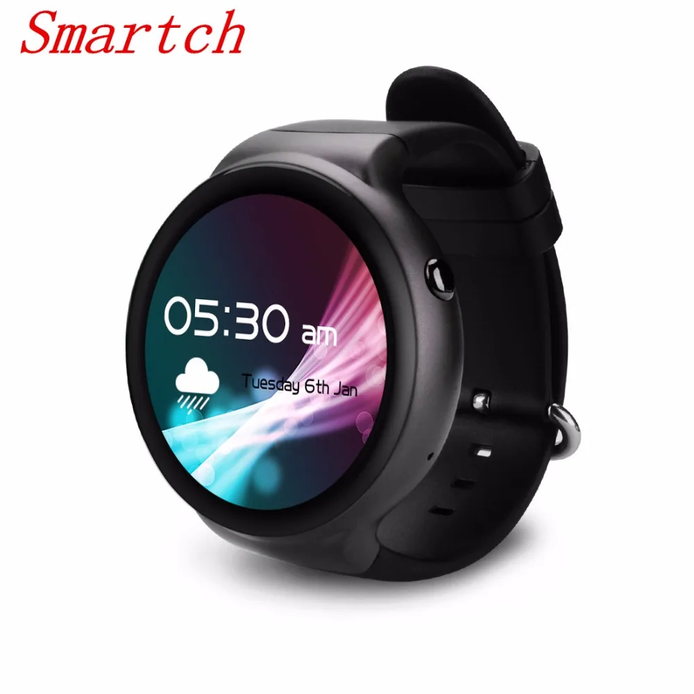 

Smartch 2017 I4 Smart Watch Android 5.1 OS 1GB RAM 16GB ROM WIFI 3G GPS Heart Rate Monitor Bluetooth MTK6580 Quad Core SmartWatc