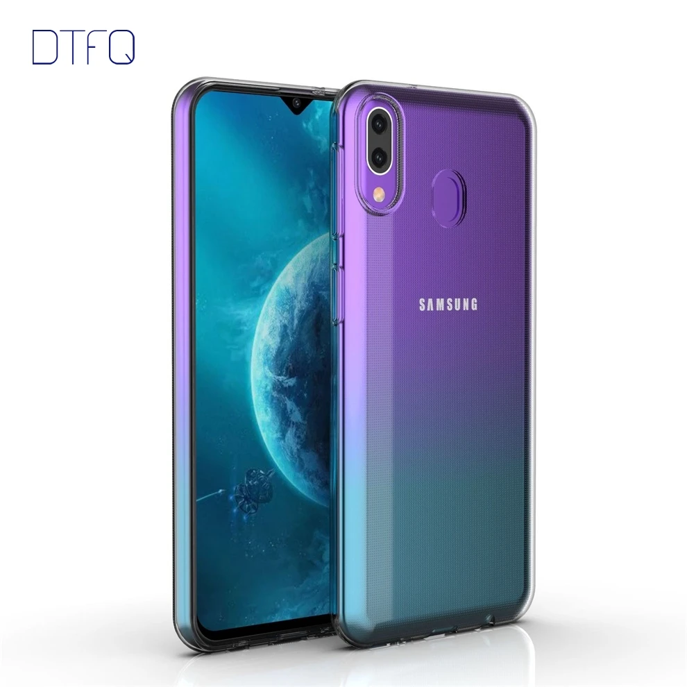 DTFQ для Samsung Galaxy M30 M20 M10 прозрачный мягкий чехол из ТПУ защитный ультратонкий
