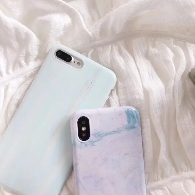 ORYKSZ 3D Cute Luxury Marble Patterned Silicone Phone Case For iphone x 6S 7 8 Plus Cases Coque Capa Shell |