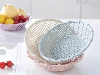 

household kitchen plastic container for food storage kitchen household items Rice basket leachate basket