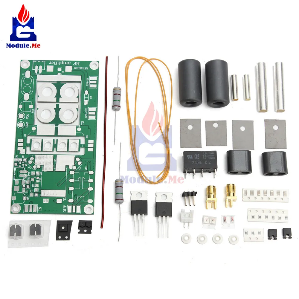 DIY Kit 5 Вт 70 Вт SSB Линейный Усилитель Мощности HF модуль AM CW FM низкая мощность радио Мощность подключения платы 13,8 В 10 А