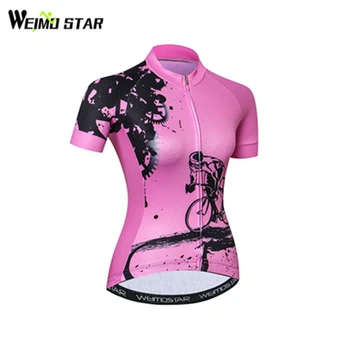 

Weimostar Bike Jersey Girl Cycling Jersey women roupa ciclismo Pro cycling jersey youth MTB bicycle Clothing Short Sleeve shirt