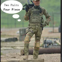 Брендовый Камуфляжный армейский костюм лягушки, тактический военный uniforme multicam мужской набор, acu, cp, защитное снаряжение. Наколенники