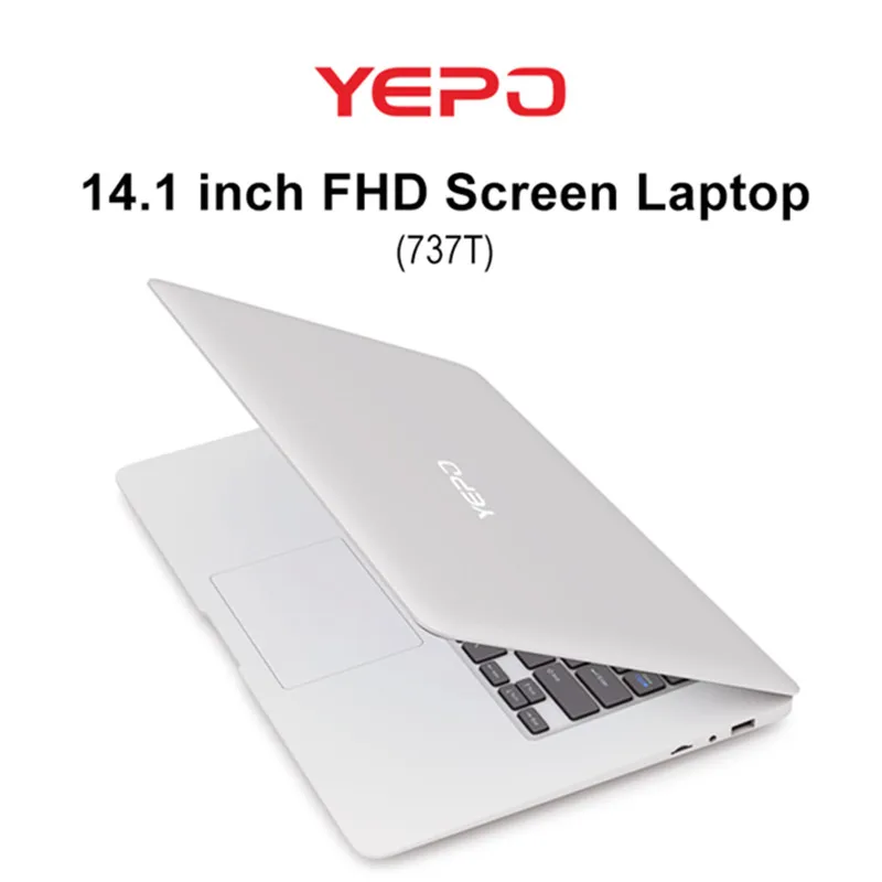 YEPO 737T Laptop WIFI Windows 10 14Inch Intel Baytrail Z8350 16:9 Quad-core 2G RAM 32GB ROM Camera Bluetooth USB2.0 Notebook YEPO 737T Laptop WIFI Windows 10 14Inch Intel Baytrail Z8350 16:9 Quad-core 2G RAM 32GB ROM Camera Bluetooth USB2.0 Notebook