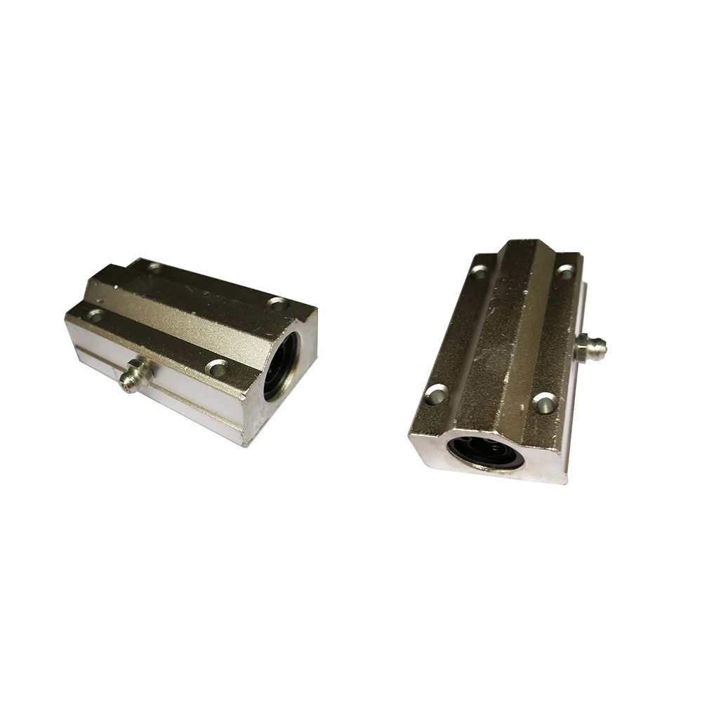 

4PCS SC8LUU SCS8LUU 8mm/10mm/12mm/16mm/20mm/25mm/30mm long type Linear Ball Bearing Block For shaft CNC Router