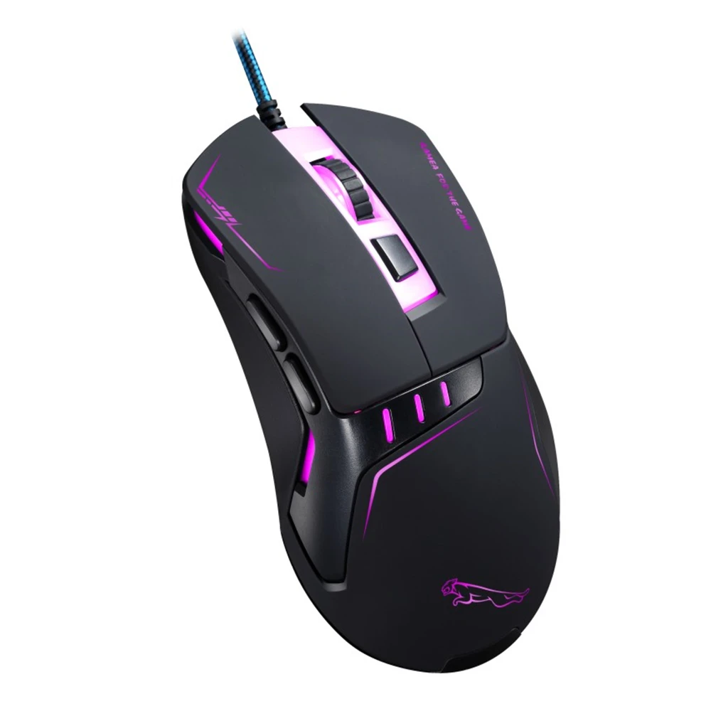  USB Wired Optical Gaming Mouse Ergonomics mouse with backlit 2400dpi Adjustment Mice for Computer P